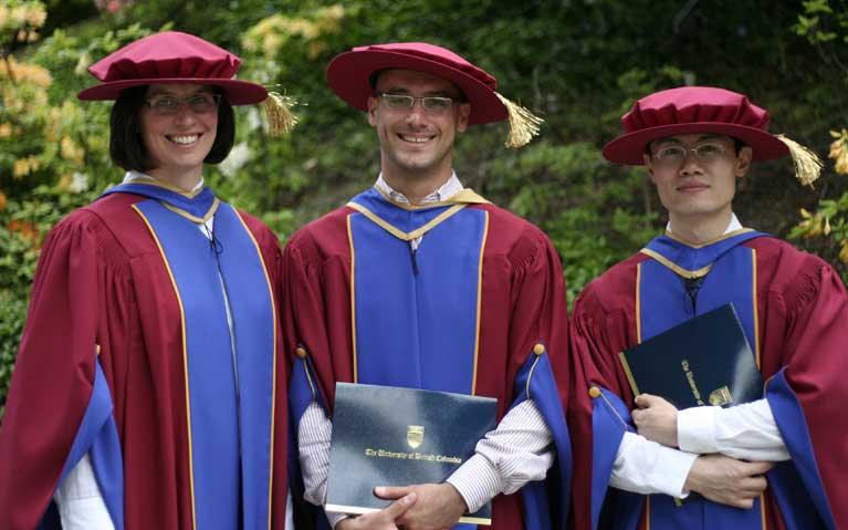 ubc phd graduation gown